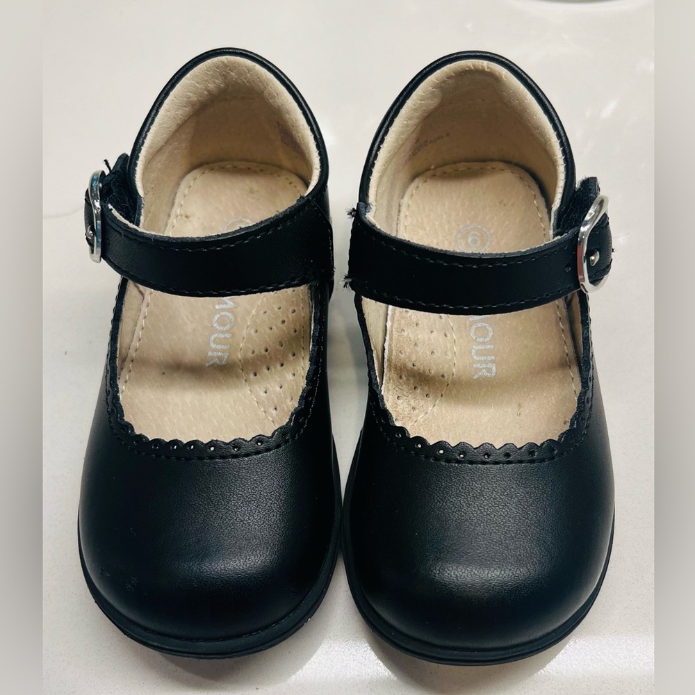 L’Amour Chloe scalloped Mary Janes toddler 6